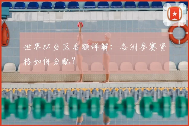 世界杯分区名额详解:各洲参赛资格如何分配?