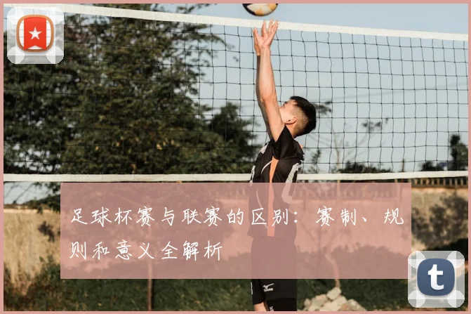 足球杯赛与联赛的区别:赛制、规则和意义全解析